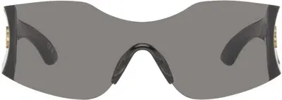 Balenciaga Gray Hourglass Sunglasses In 001 Grey