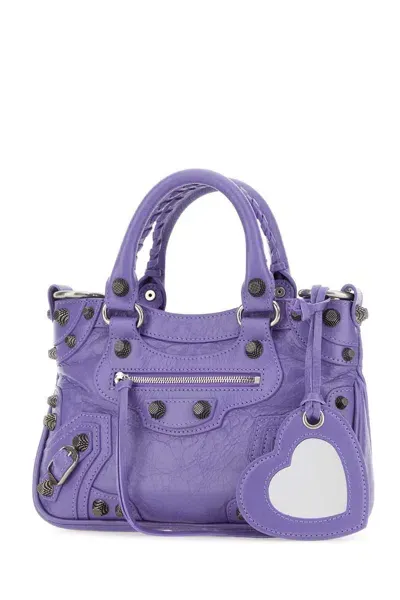 Balenciaga Handbags. In Purple