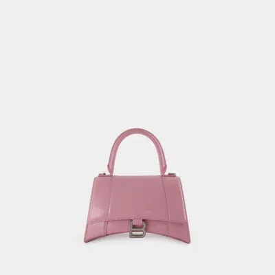 Balenciaga Hourglass S Bag In Pink