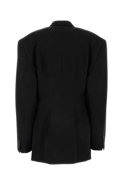 Balenciaga Jackets And Vests In Black