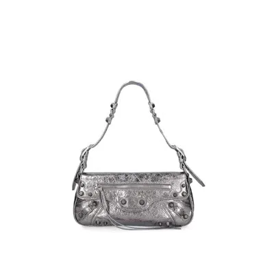 Balenciaga Le Cagole Sling Small Silver Bag