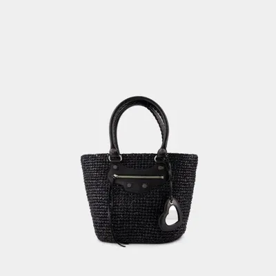 Balenciaga Le Cagole Panier M Shoulder Bag -  - Nylon - Black