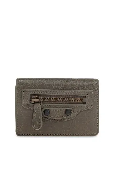 Balenciaga Le City Mini Wallet In Green