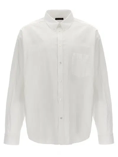 Balenciaga Logo Print Shirt Shirt, Blouse White