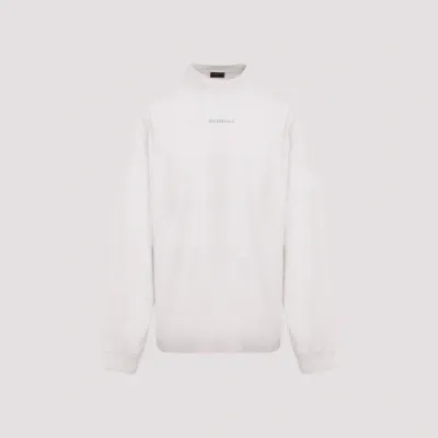 Balenciaga Ls Medium Fit T-shirt L In White