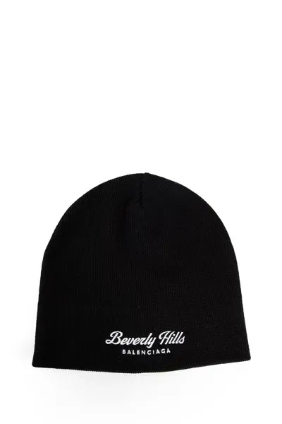 Balenciaga Man Black Hats