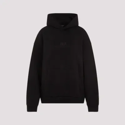 Balenciaga Medium Fit Hoodie M In Black