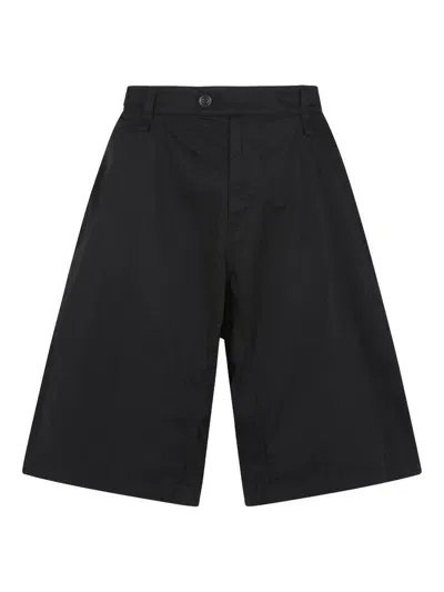 Balenciaga Minimal Cargo Shorts In Black