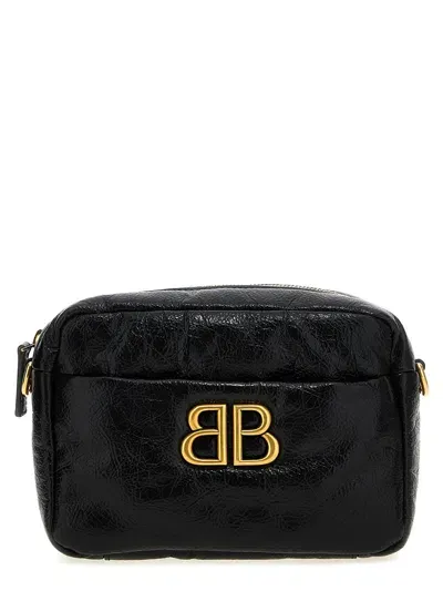 Balenciaga Monaco Camera Xs Crossbody In Black