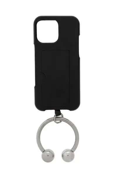 Balenciaga Piercing Iphone 16 Pro Max Phone Case In Black