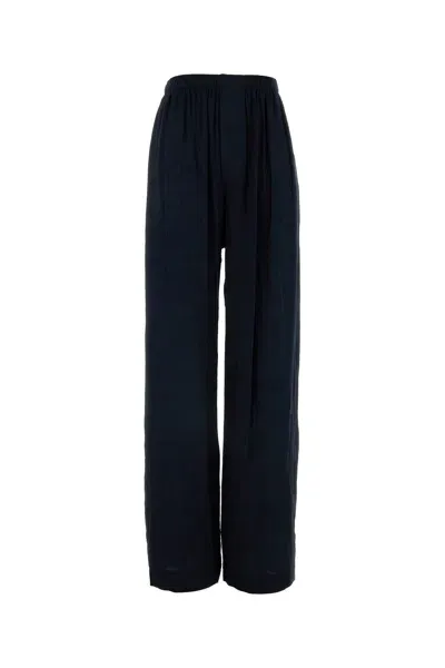 Balenciaga Pyjama Pants-36 Nd  Female In Blue