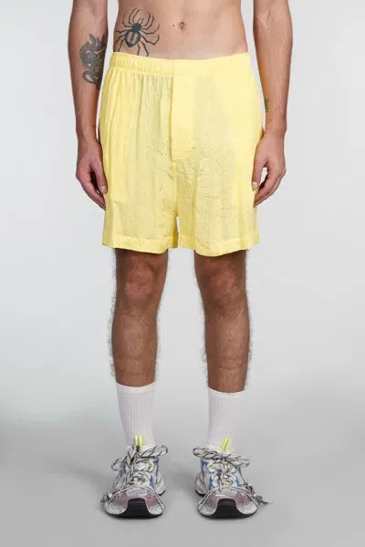 Balenciaga Shorts In Yellow