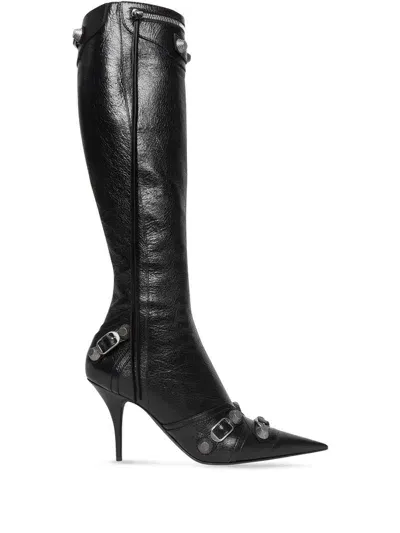 Balenciaga Luxurious Knee-high Boots For Women In Black