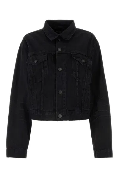 Balenciaga Small Fit Jacket S In Black