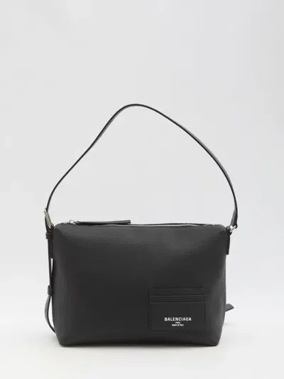 Balenciaga Small Messenger Credit Bag In Black