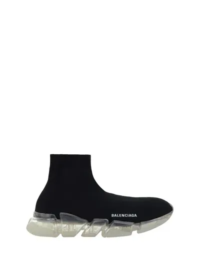 Balenciaga Speed 2.0 Sneakers In Black/l White