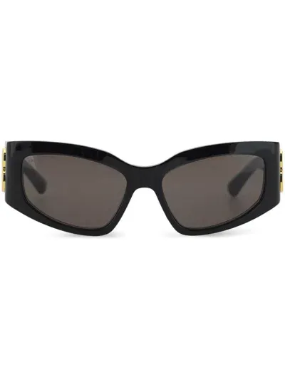 Balenciaga Square-frame Sunglasses In Black