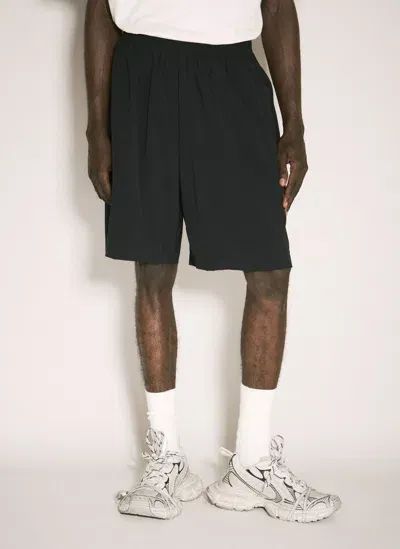 Balenciaga Stretch Shorts In Black