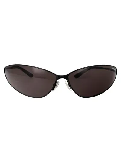 Balenciaga Sunglasses In 002 Black Black Grey