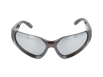 Balenciaga Sunglasses In 002 Silver Silver Silver