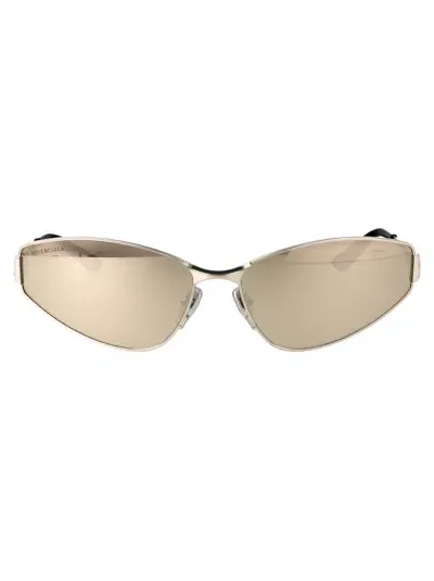 Balenciaga Sunglasses In 006 Silver Silver Silver