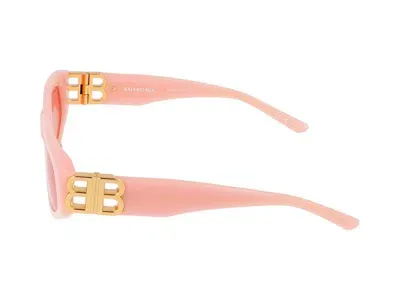 Balenciaga Sunglasses In Pink Gold Red