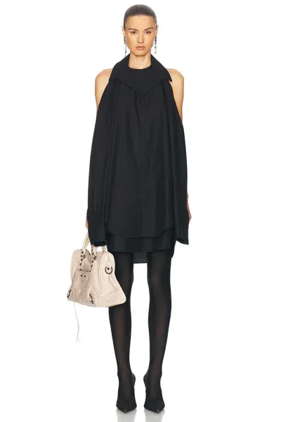 Balenciaga Suspended Dress In Black