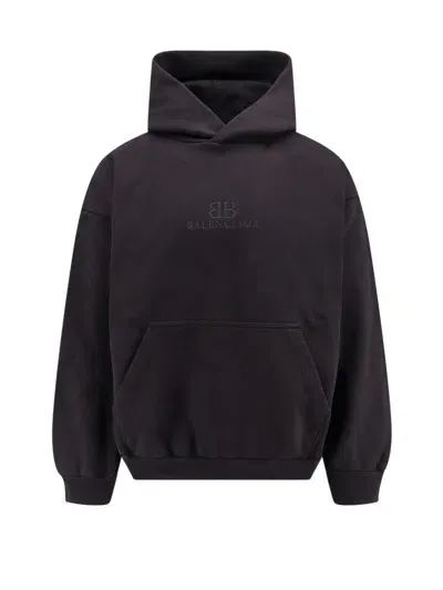 Balenciaga Sweatshirt In Black