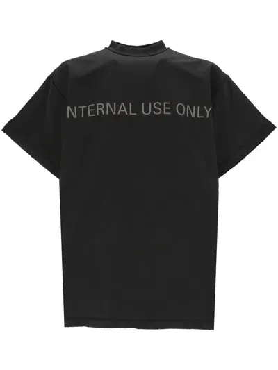 Balenciaga T-shirts And Polos In Black