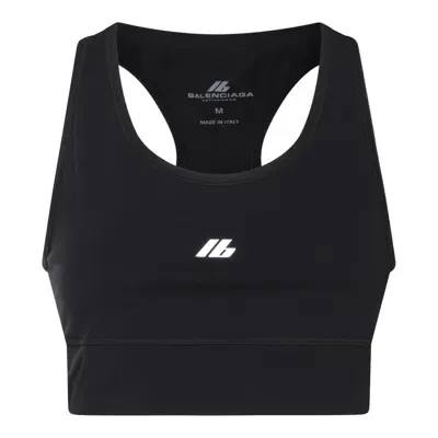 Balenciaga Top In Black/reflective