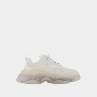 Balenciaga Triple S Clearsole Sneakers In White