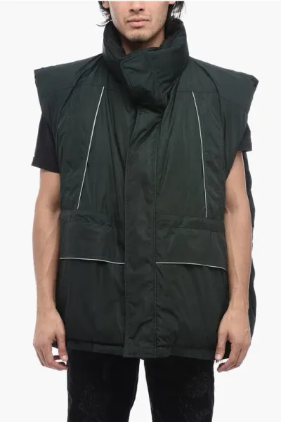 Balenciaga Unisex Utility Quilted Vest With Reflective Detail