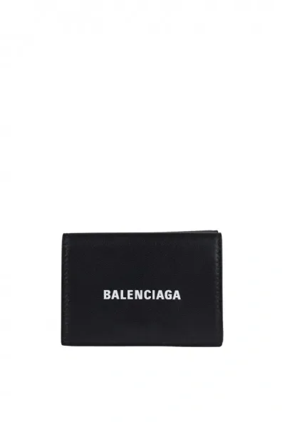 Balenciaga Wallet Cash Mini In Black