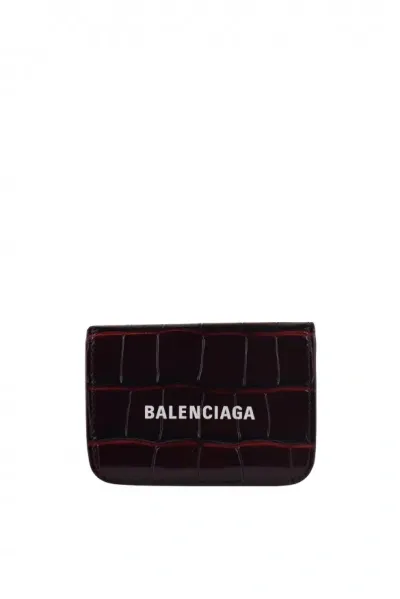 Balenciaga Wallet Cash Mini In Black