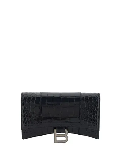 Balenciaga Wallets In Black