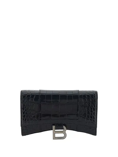 Balenciaga Wallets In Black