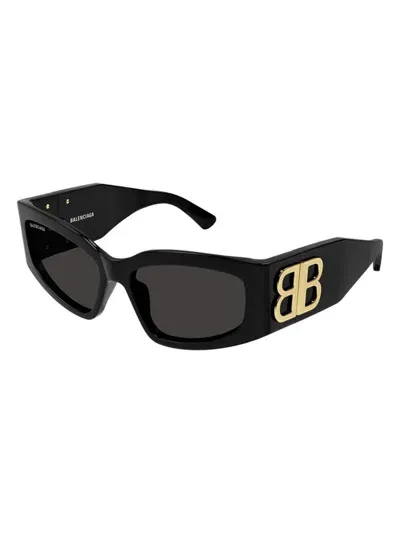 Balenciaga Bossy Cat-eye Acetate Sunglasses In Black