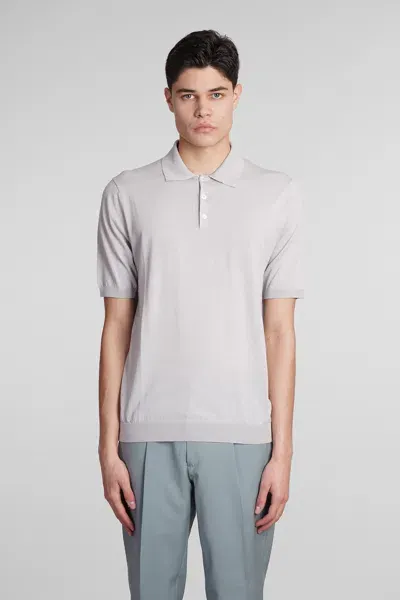 Ballantyne Polo In Grey Cotton