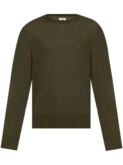 Bally X Adrien Brody Crew-neck Jumper In Green