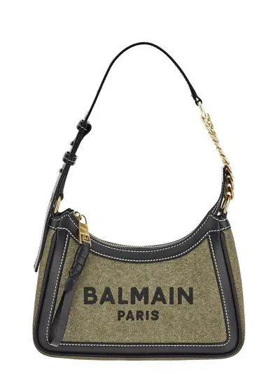 Balmain B-army Bag In Green