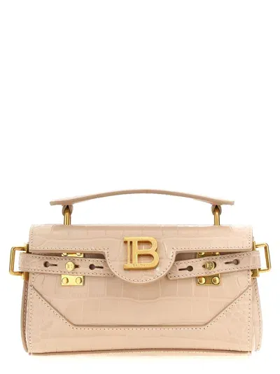 Balmain B-buzz 19 Handbag In 米色