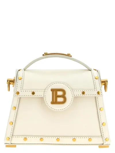 Balmain B-buzz Dinasty Small Handbag In White