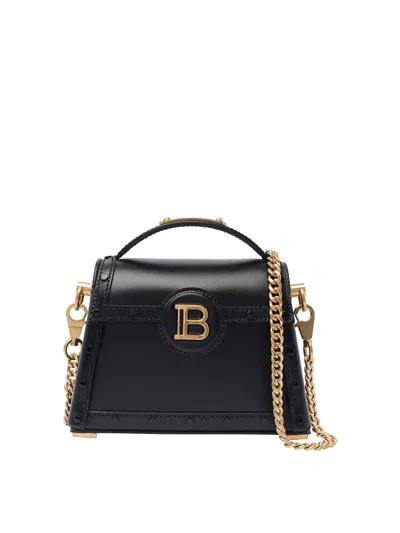 Balmain B-buzz Dynasty Handbag In Negro