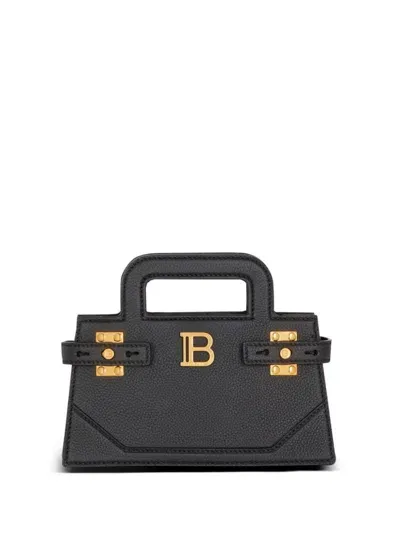 Balmain B-buzz Handbag In Black