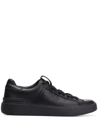 Balmain Men's B-court-sneakers In Black