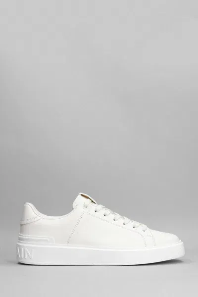 Balmain B Court  Sneakers In White