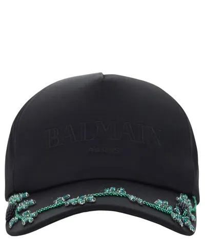 Balmain Cap In Black