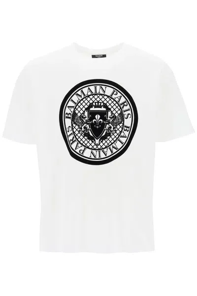 Balmain Camiseta - Negro In White