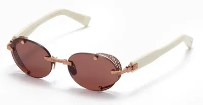 Balmain Monsieur - Rose Gold / Bone Sunglasses