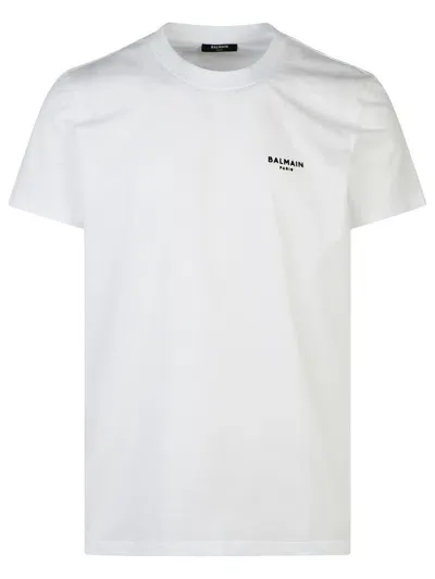 Balmain White Cotton T-shirt